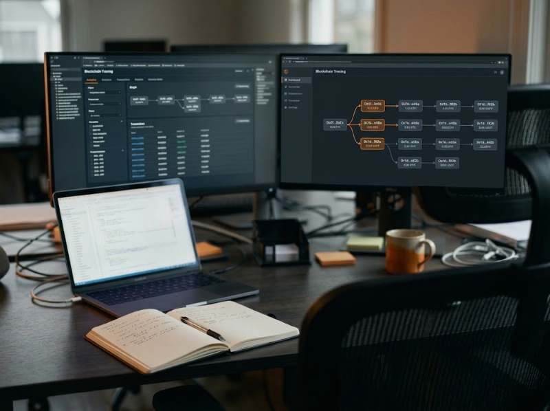 Blockchainonderzoek door Paucitas: een keten van cryptotransacties wordt blok voor blok in kaart gebracht