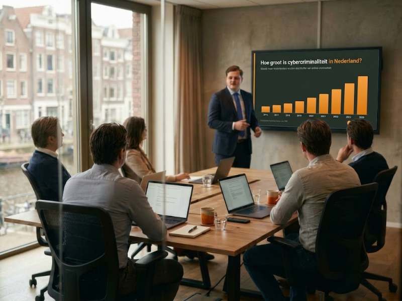 Training van Paucitas: presentatie over de omvang van cybercriminaliteit in Nederland voor advocaten, curatoren en andere professionals